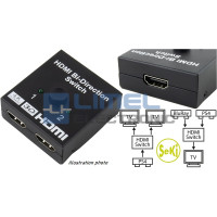 HDMI na 2 x HDMI 2.0 rozbočovač/zlučovač -SeKi- * skladom 1ks